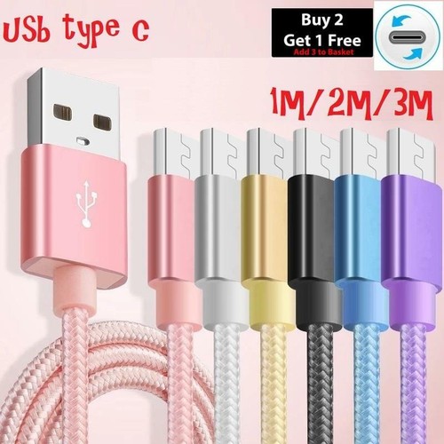 Braided charger type usb - braided, usb-c