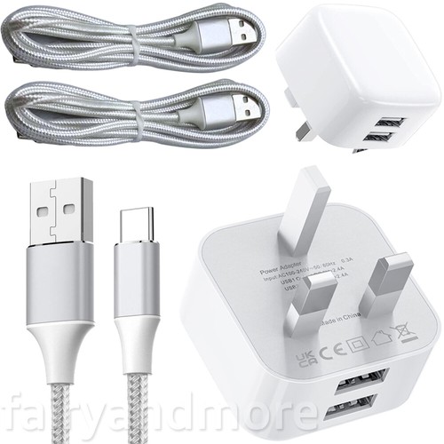 Mains wall pin plug - uk, 3
