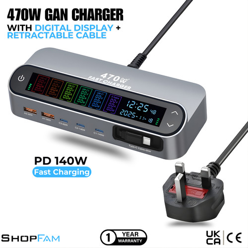 470w gan usb charging - gan, c