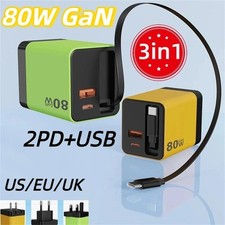 GaN USB Charger Plug UK Fast