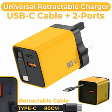 GaN USB Charger Plug UK Fast