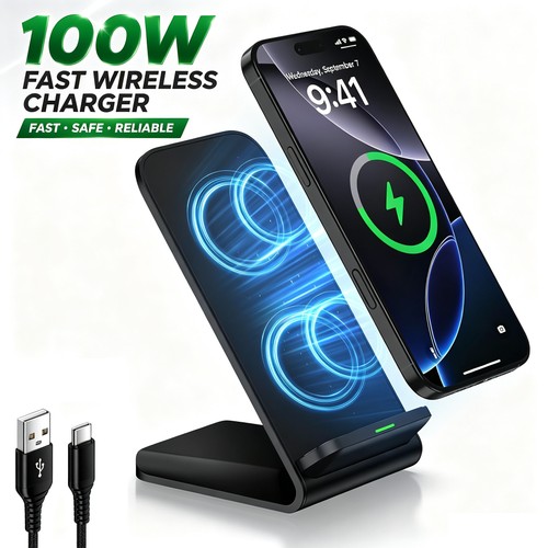 100w fast wireless charger - 100w,